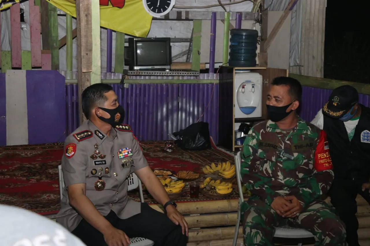 Kapolresta Tangerang Kombes Pol Wahyu Sri Bintoro langsung terjun untuk melakukan monitoring wilayah.(Istimewa)