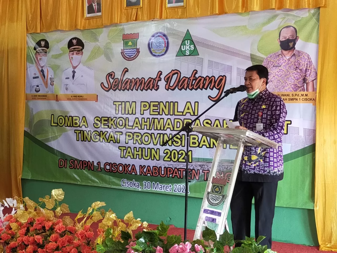 Sekda Kabupaten Tangerang Terima Tim Lomba Sekolah Sehat Tingkat Provinsi Banten