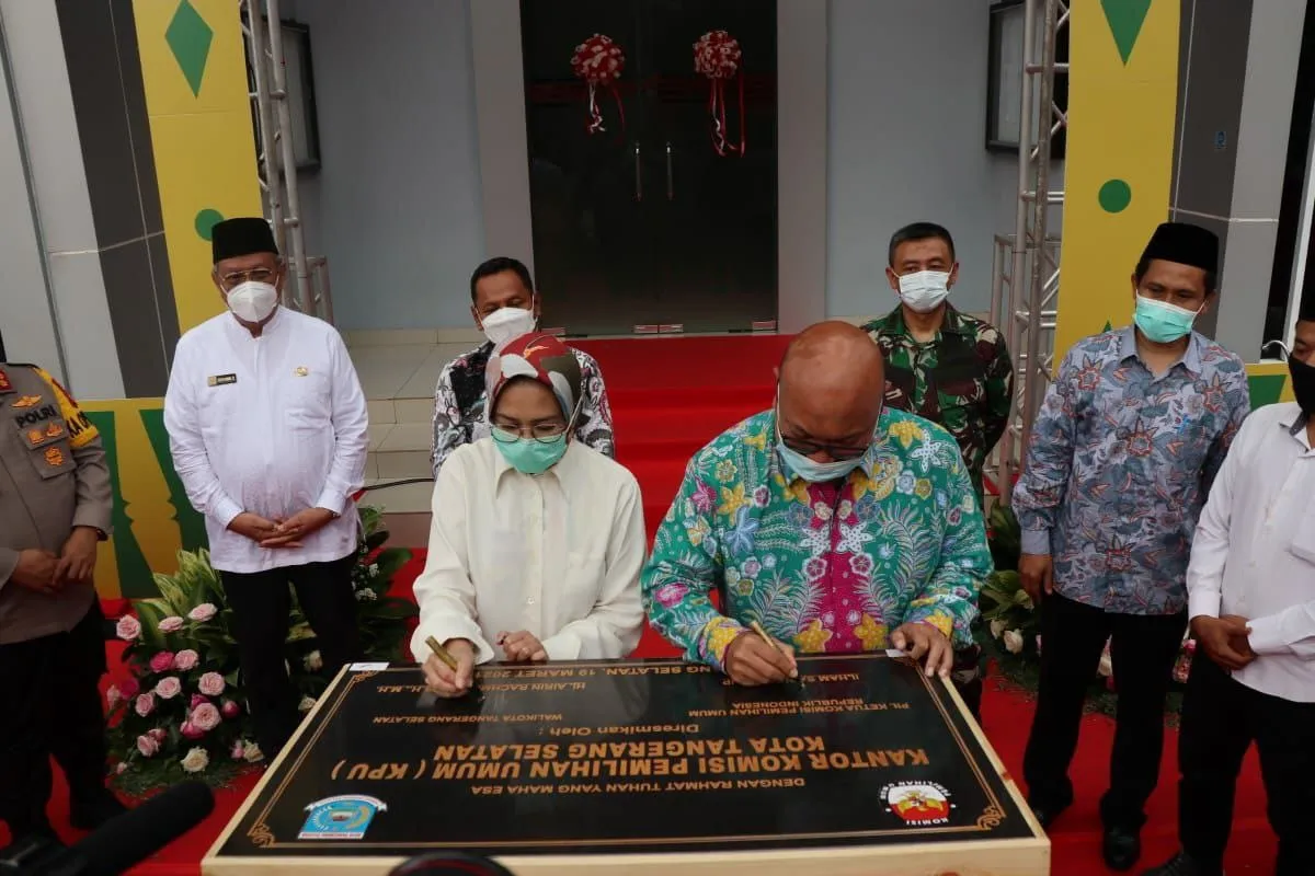 Termegah Se-Indonesia, Airin Resmikan Kantor KPU Tangsel