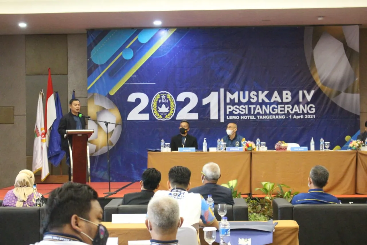 Dalam Muskab IV, Wabup Tangerang Ajak Terus Gelorakan Sepak Bola