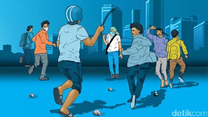Berita Banten, Berita Banten Terbaru, Berita Banten Hari Ini, Berita Kabupaten Tangerang, Berita Kabupaten Tangerang Terbaru, Berita Kabupaten Tangerang Hari Ini: Polisi Kelapa Dua Kejar Pelaku Pembacokan dalam Tawuran di Bojong Nangka