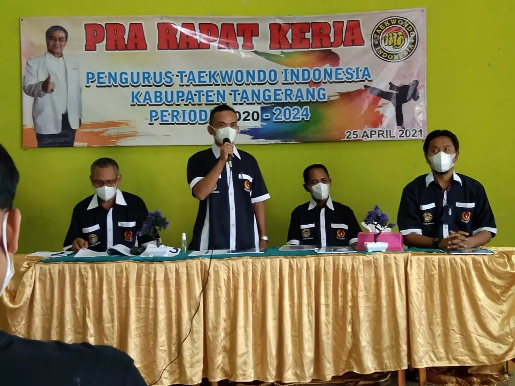 Maksimalkan Kinerja, Pengcab Taekwondo Kabupaten Tangerang Gelar Praraker