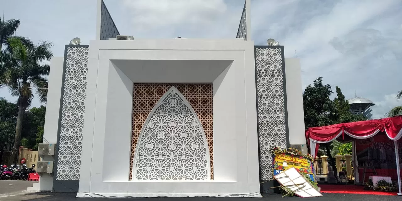Masjid Bergaya Modern di Mapolres Cilegon Diresmikan Kapolda Banten