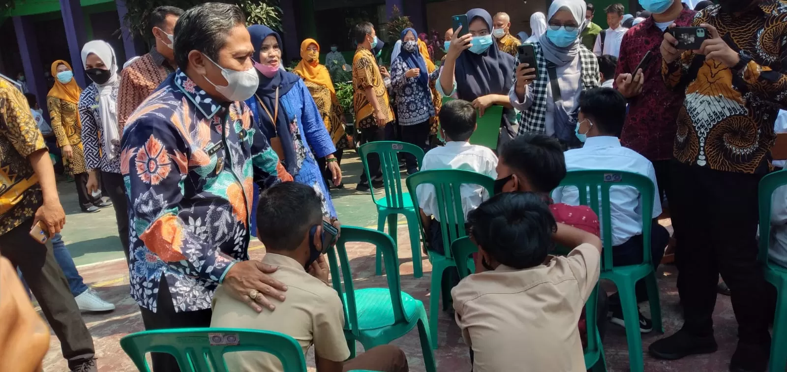 Berita Banten, Berita Banten Terbaru, Berita Banten Hari Ini, Berita Serang, Berita Serang Terbaru, Berita Serang Hari Ini: Vaksinasi Siswa di Kota Serang Baru Capai 21 Persen