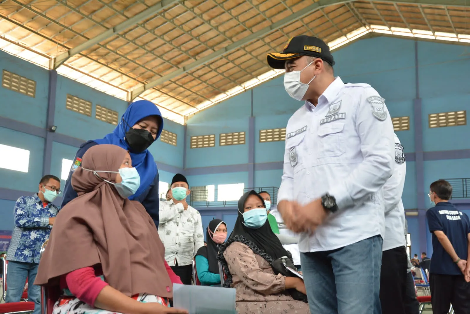Berita Banten, Berita Banten Terbaru, Berita Banten Hari Ini, Berita Kabupaten Tangerang, Berita Kabupaten Tangerang Terbaru, Berita Kabupaten Tangerang Hari Ini: Zaki Pantau Vaksinasi bagi Ibu Hamil