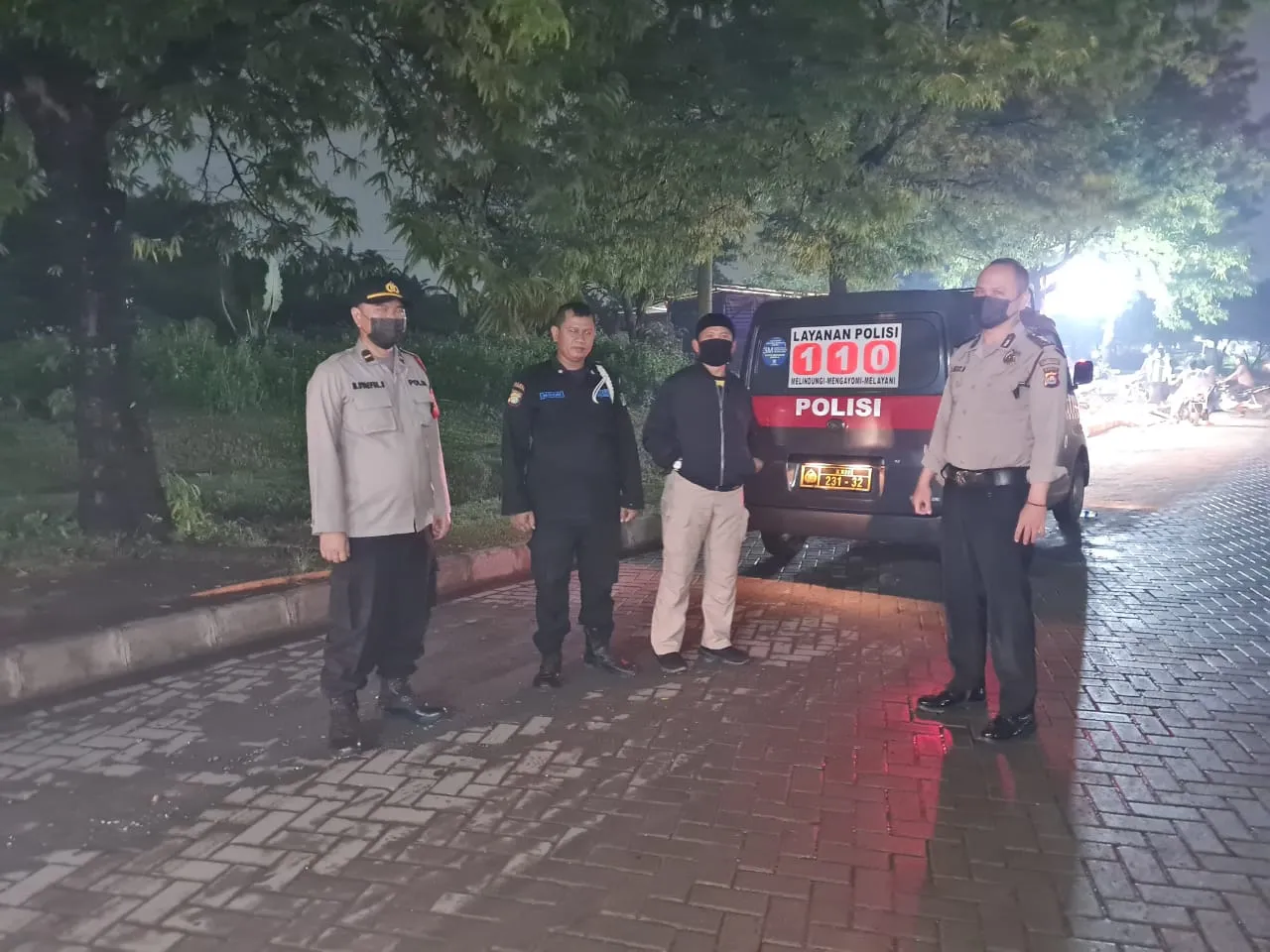 Polsek Pasarkemis Gencarkan Patroli Malam