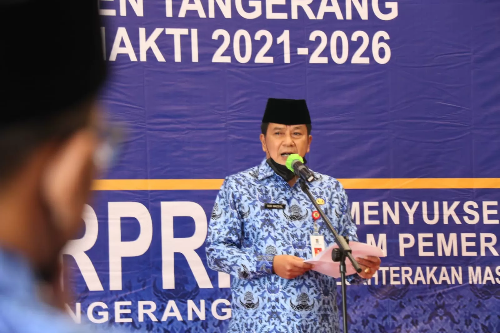 Berita Banten, Berita Banten Terbaru, Berita Banten Hari Ini, Berita Kabupaten Tangerang, Berita Kabupaten Tangerang Terbaru, Berita Kabupaten Tangerang Hari Ini: Maesyal Rasyid Dikukuhkan Kembali Jadi Ketua KORPRI Kab. Tangerang