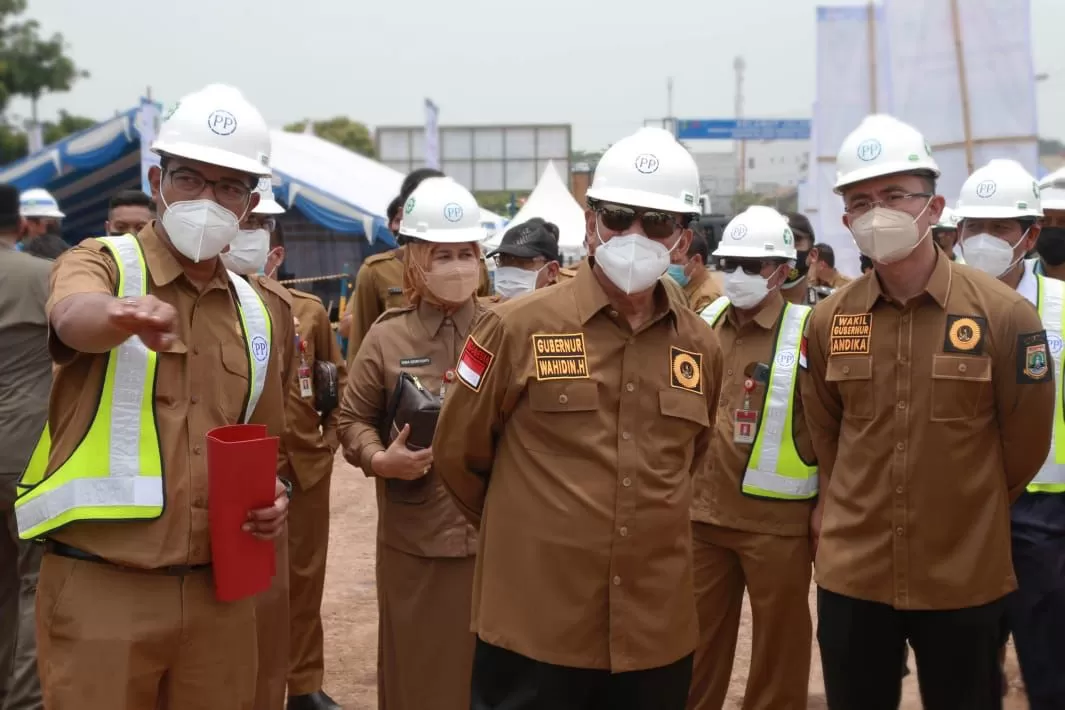 Berita Banten, Berita Banten Terbaru, Berita Banten Hari Ini, Berita Serang, Berita Serang Terbaru, Berita Serang Hari Ini: Ditargetkan Selesai Desember 2021, Jembatan Bogeg akan Punya 8 Lajur