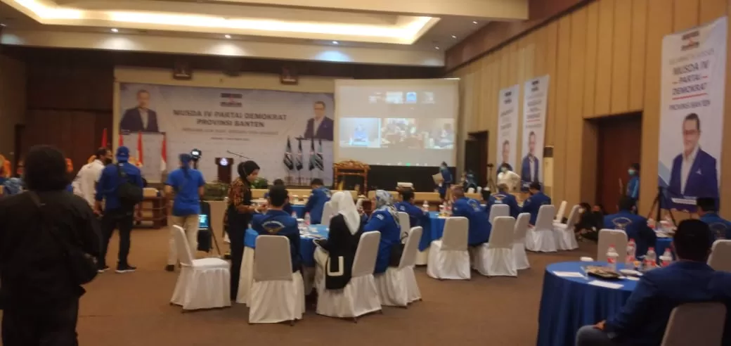 Berita Banten, Berita Banten Terbaru, Berita Banten Hari Ini, Berita Serang, Berita Serang Terbaru, Berita Serang Hari Ini: Baru Pembukaan Musda, Yoyon Mundur dari Bursa Calon Ketua DPD Demokrat Banten