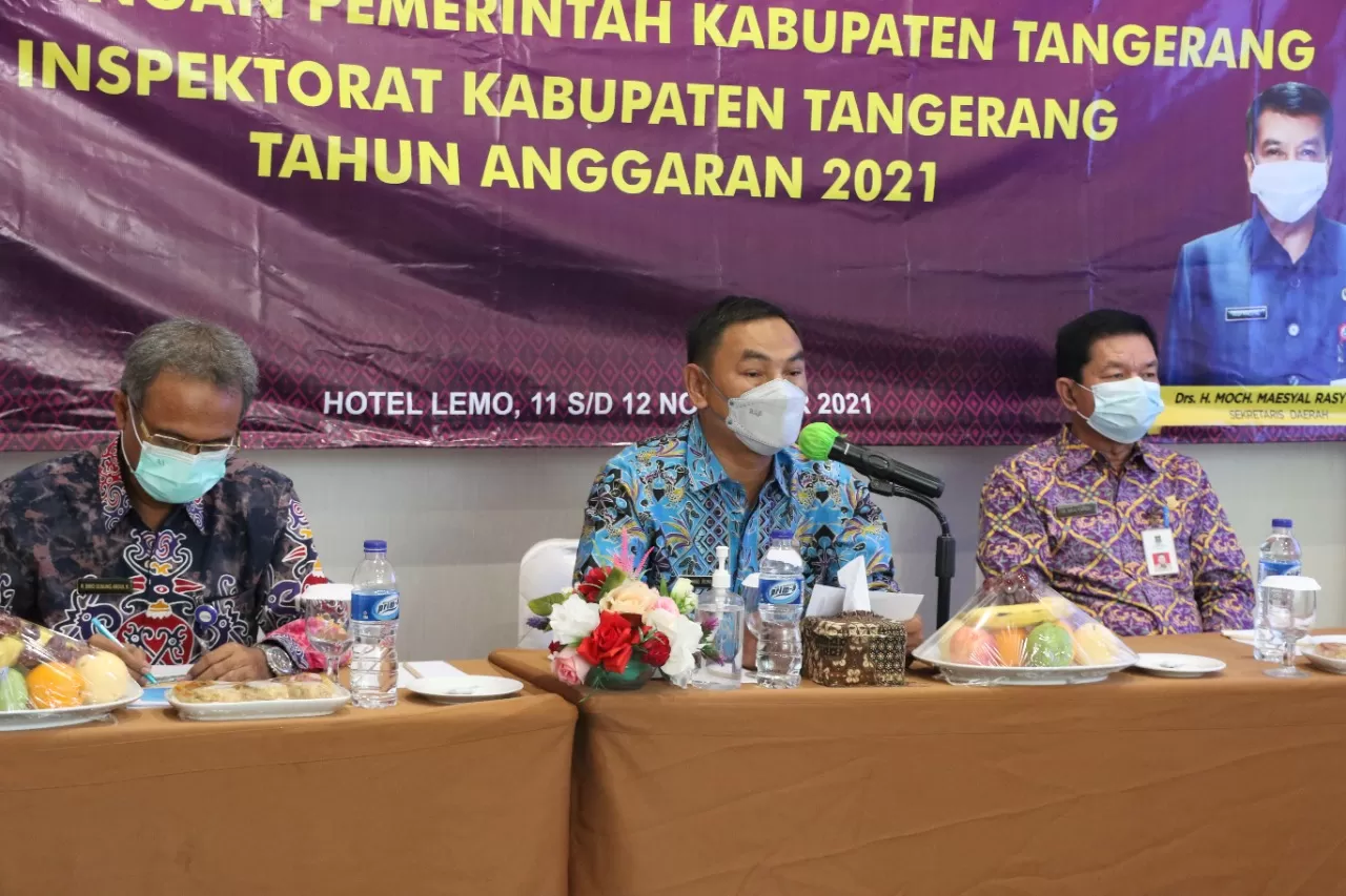 Wakil Bupati Tangerang Buka Sosialisasi Penilaian Maturitas Penyelenggaraan SPIP Terintegrasi