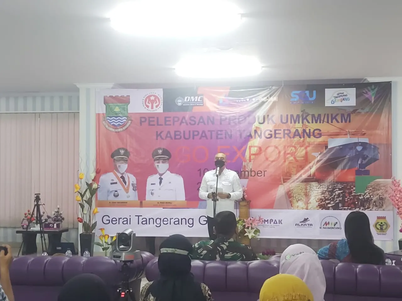 Zaki Lepas Produk UMKM/IKM Kabupaten Tangerang Go Export ke Dubai dan Korea
