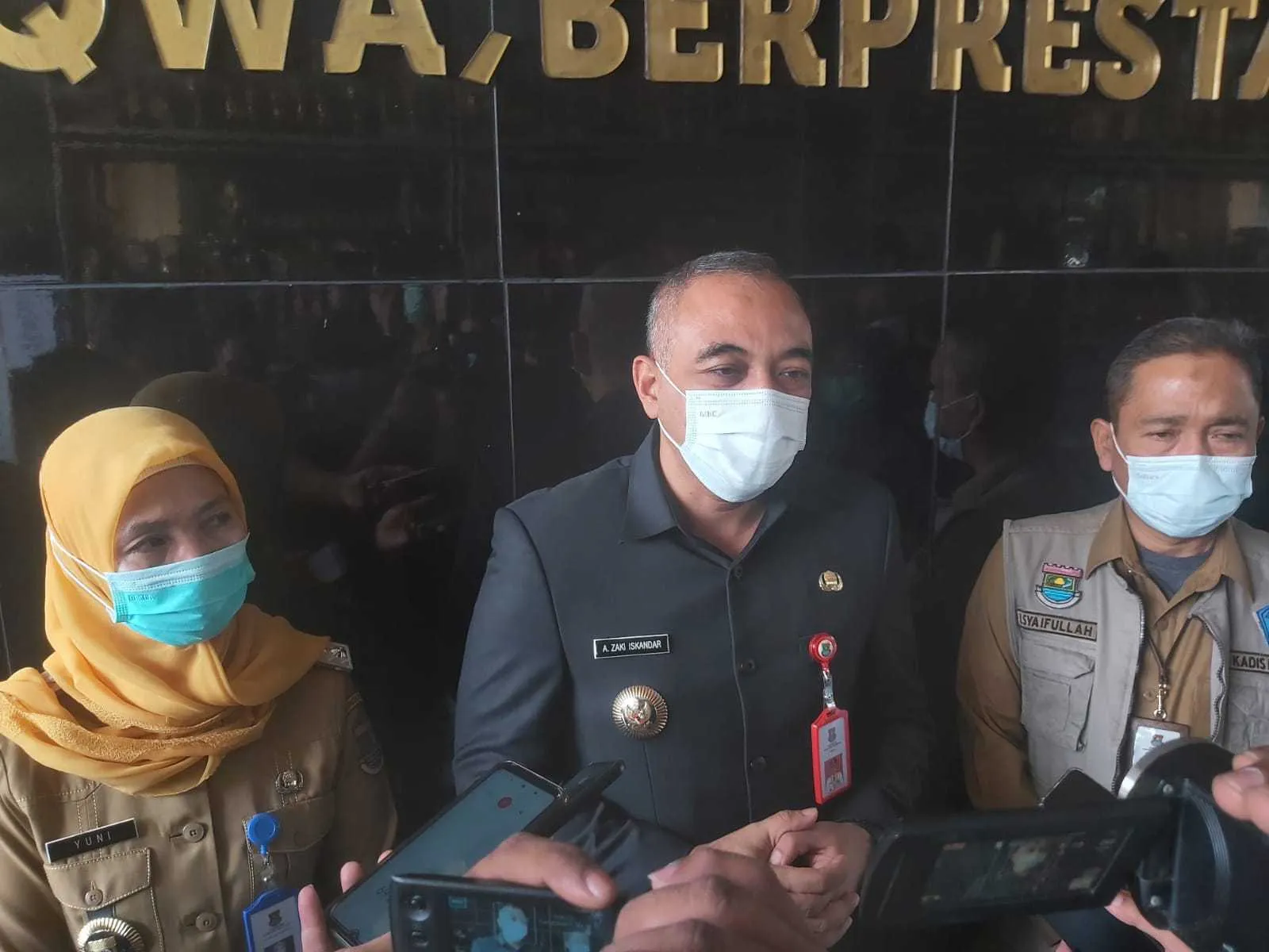 Hari Pertama PTM di Kabupaten Tangerang, Masih Banyak Orang Tua Langgar Prokes