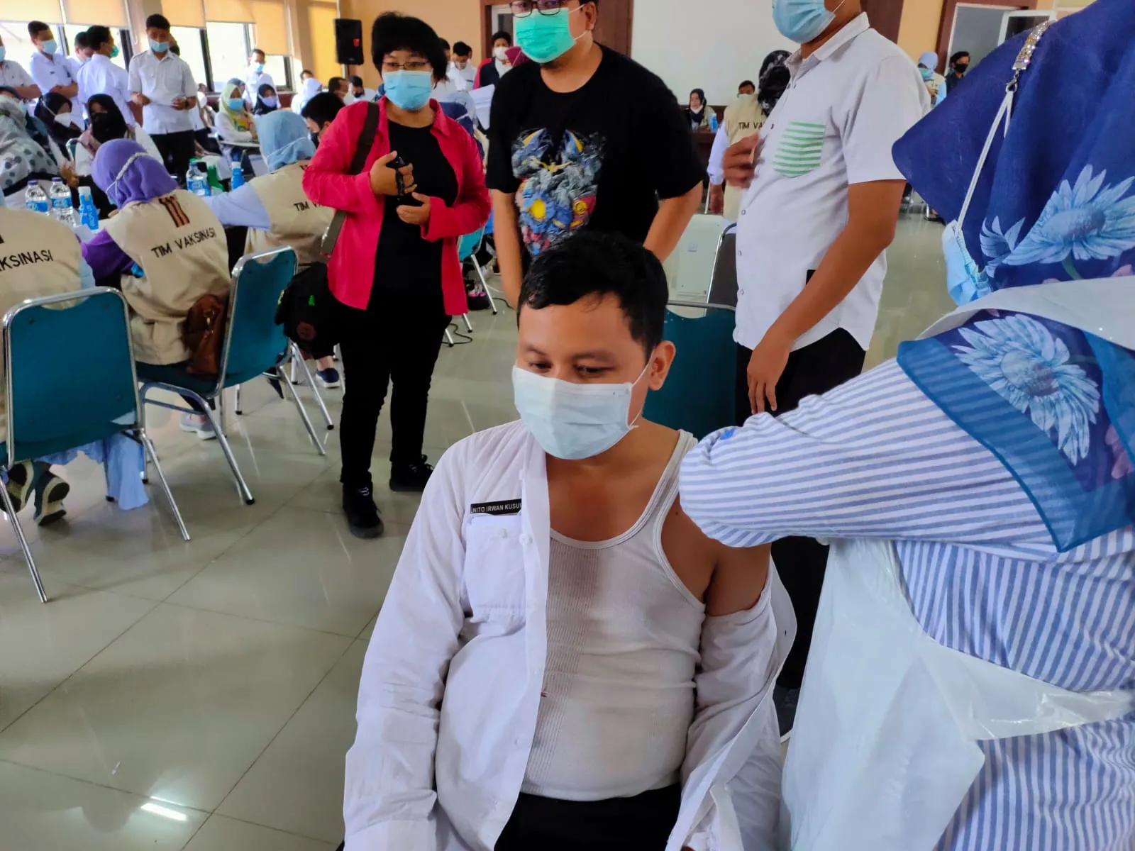 888.973 Warga Kabupaten Serang Sudah Divaksinasi atau 35,28 Persen dari Target
