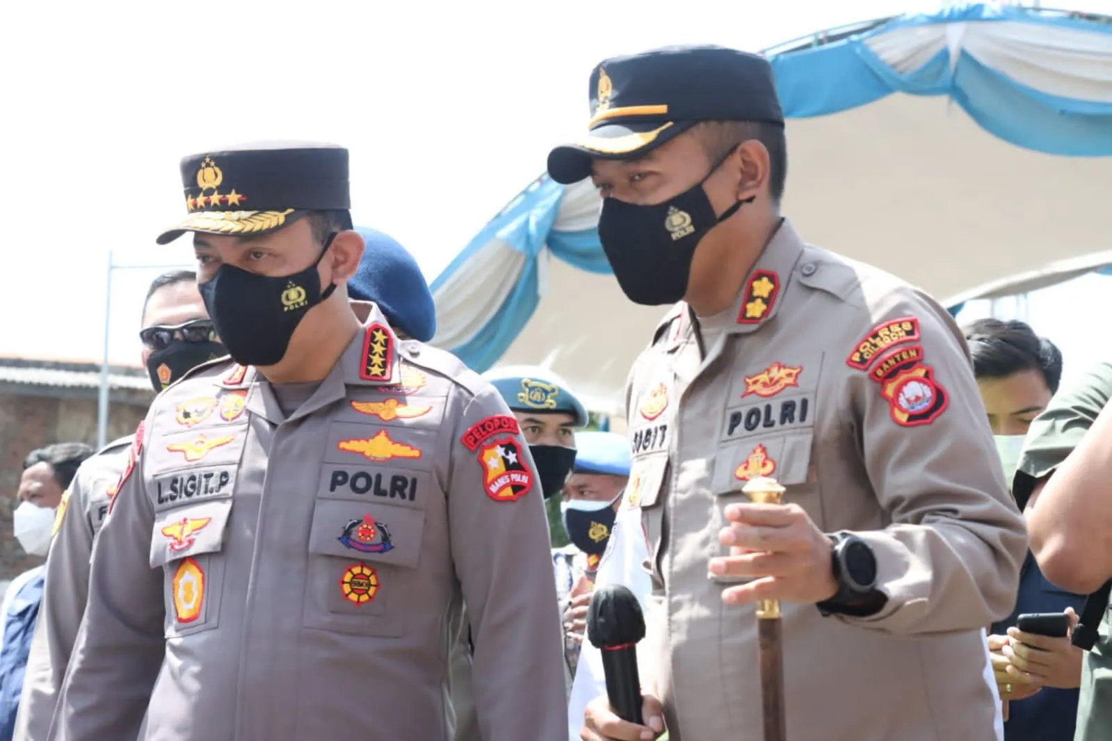 Jelang Nataru, Kapolri Tinjau Pos Pengamanan di Pelabuhan Merak