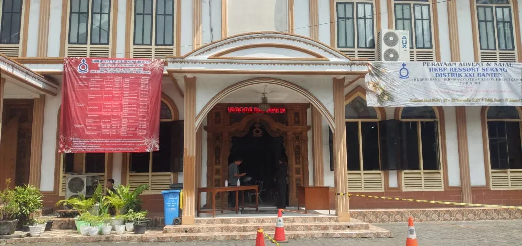 Jumlah Jemaat Dibatasi 50 Persen, Misa Natal 2021 di Gereja HKBP Serang Dilakukan Offline dan Online