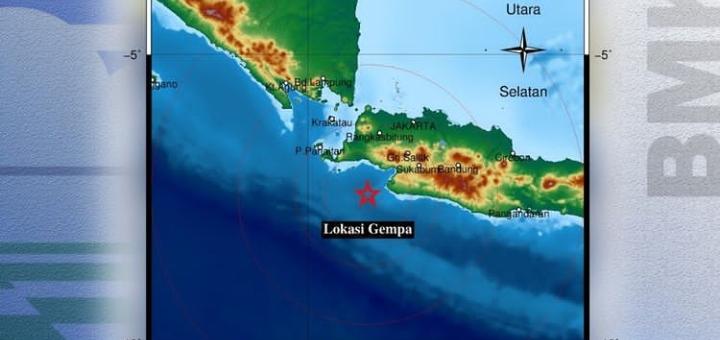 Lebak Diguncang Gempa Magnitudo 5.5, Terasa Beberapa Detik di Serang