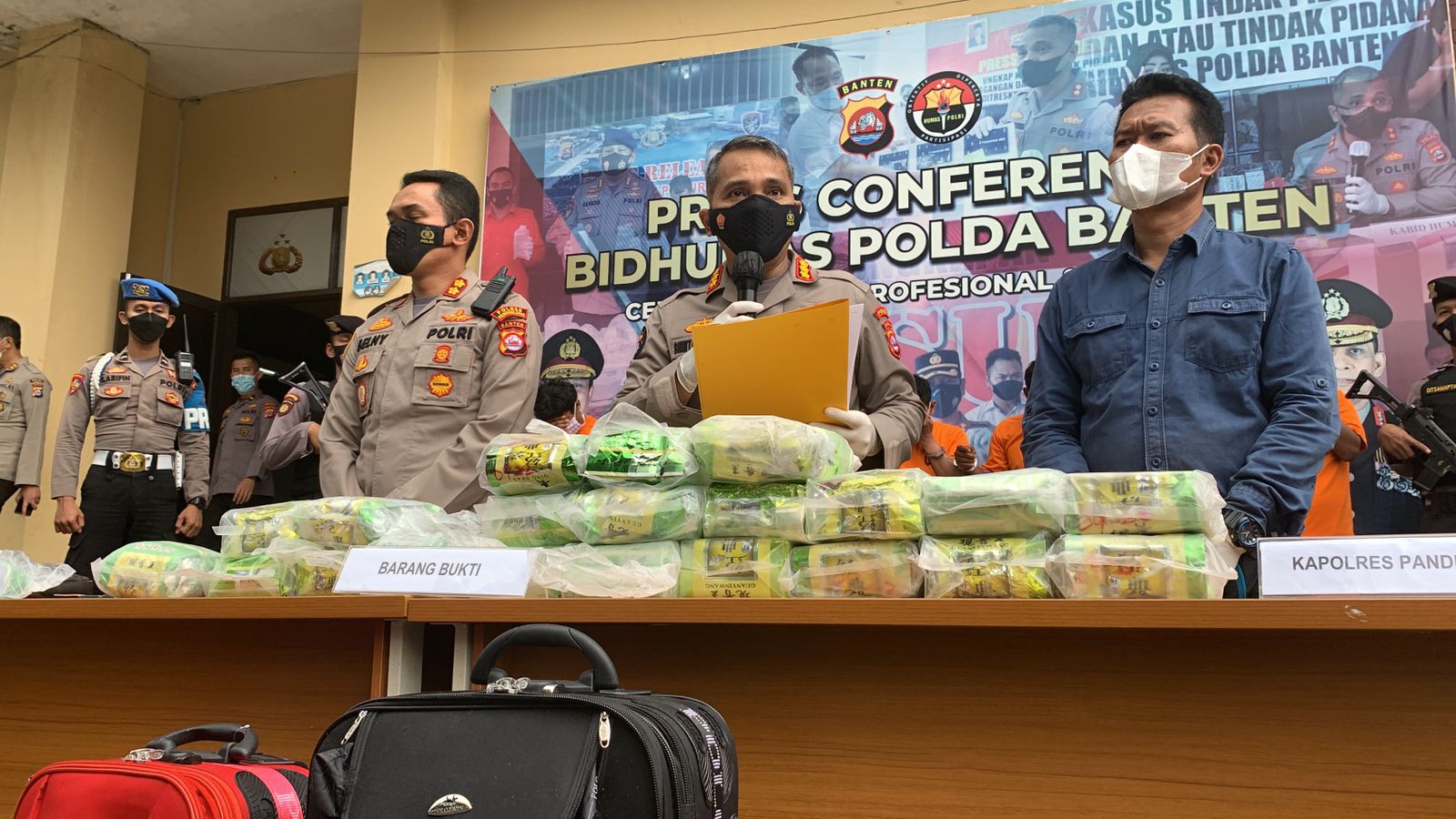 Polda Banten Berhasil Ungkap 143 Kasus Narkoba Selama 2022
