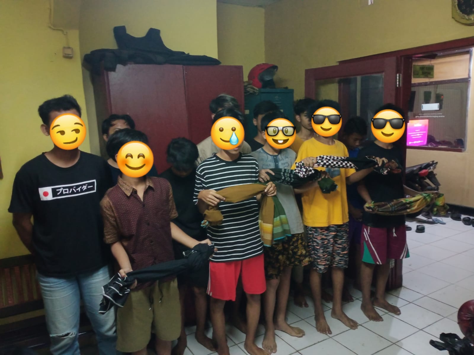Hendak Perang Sarung Berisi Batu, 21 Anak di Serang Diamankan Polisi