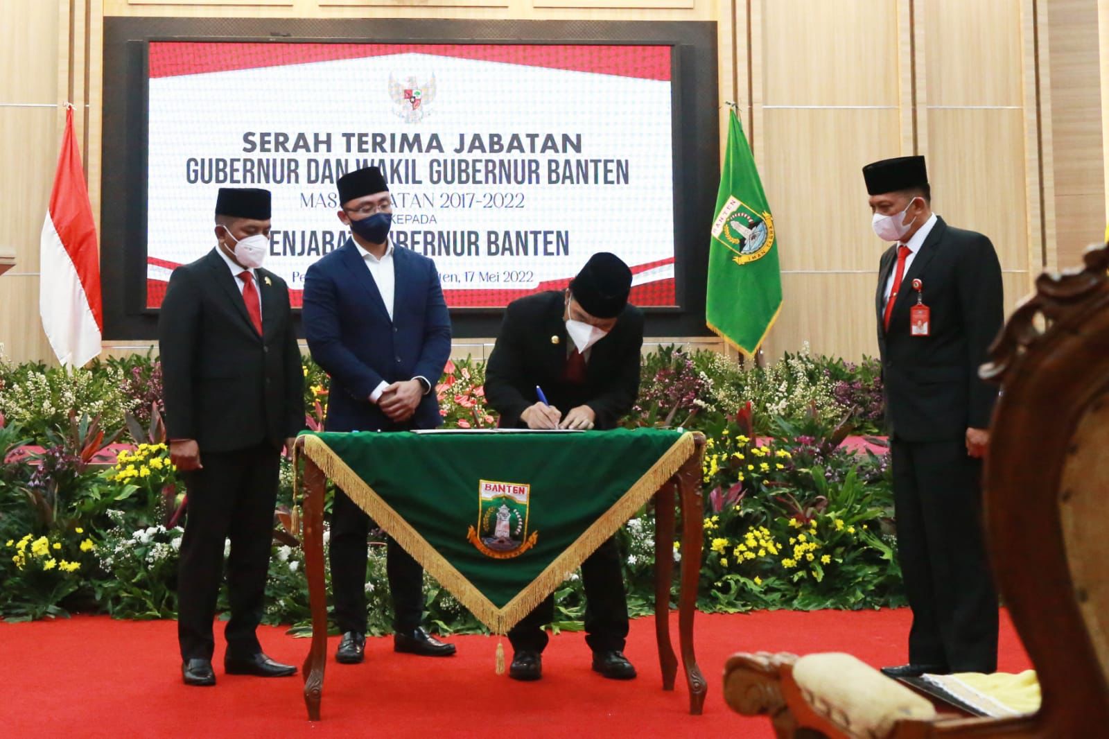 Sertijab Gubernur Banten ke PJ Gubernur Tanpa Wahidin Halim