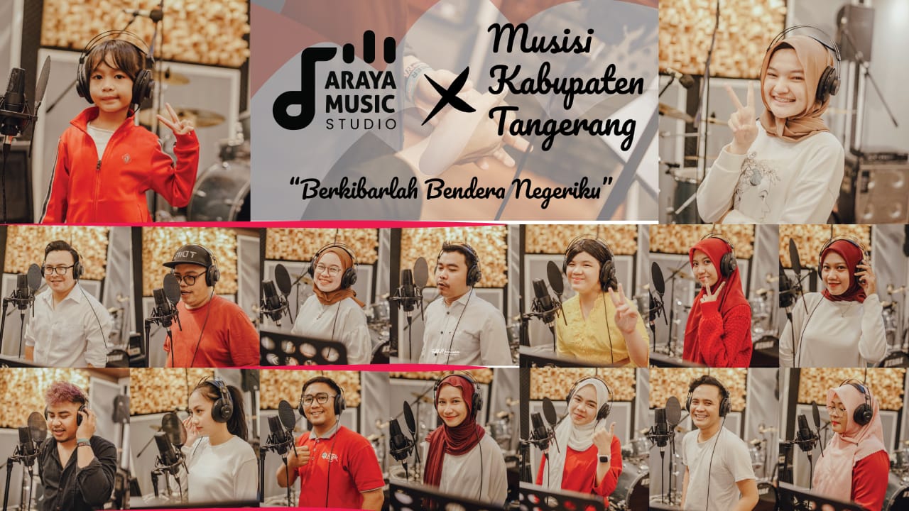 Meriahkan HUT RI, Araya Music Studio Akan Kolaborasi dengan 12 Musisi Tangerang