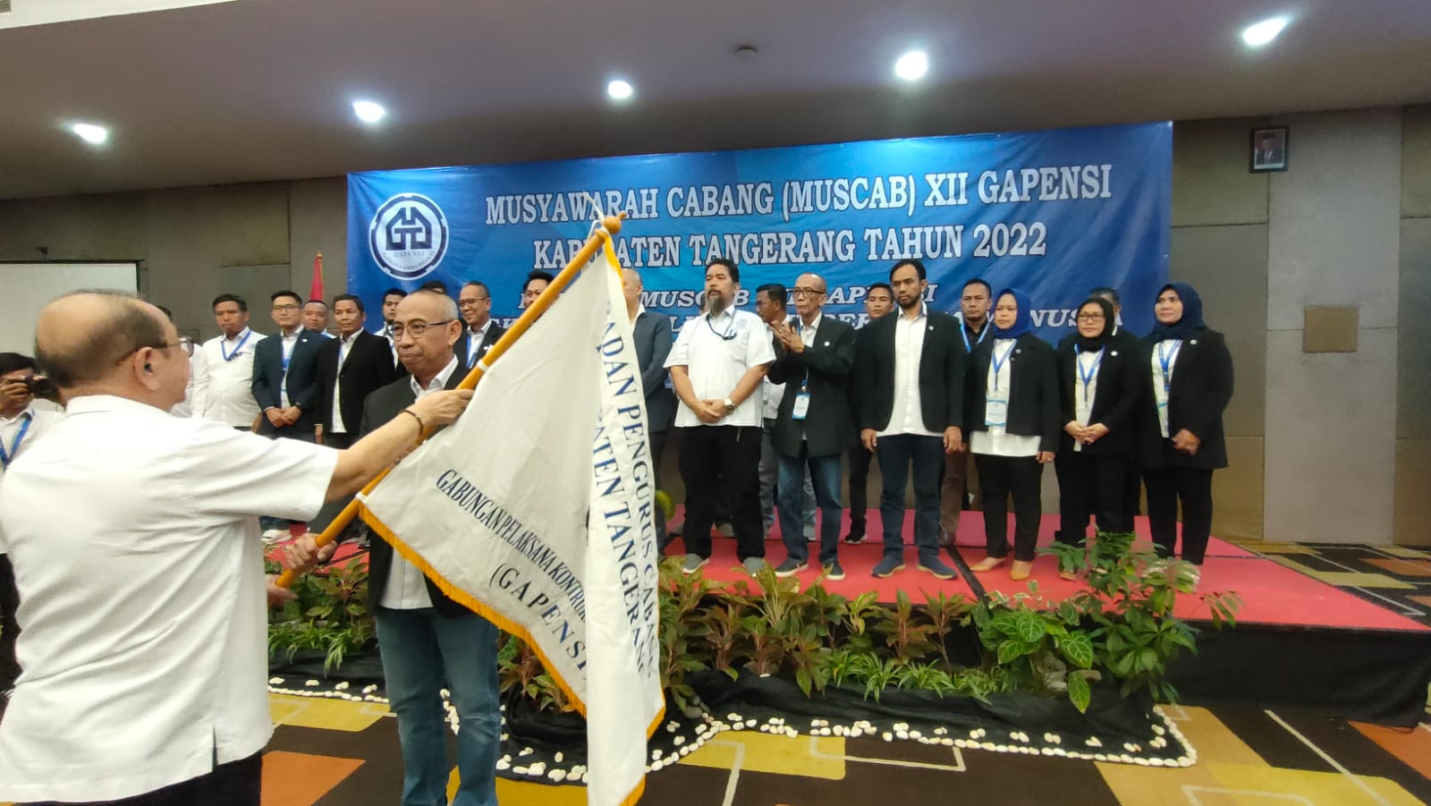 Aklamasi, Eka Wibayu Kembali Terpilih Ketua PBC Gapensi Kabupaten Tangerang
