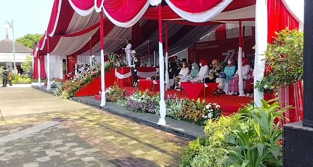 Pemprov Banten Gelar Upacara Pengibaran Bendera Merah Putih HUT Kemerdekaan RI