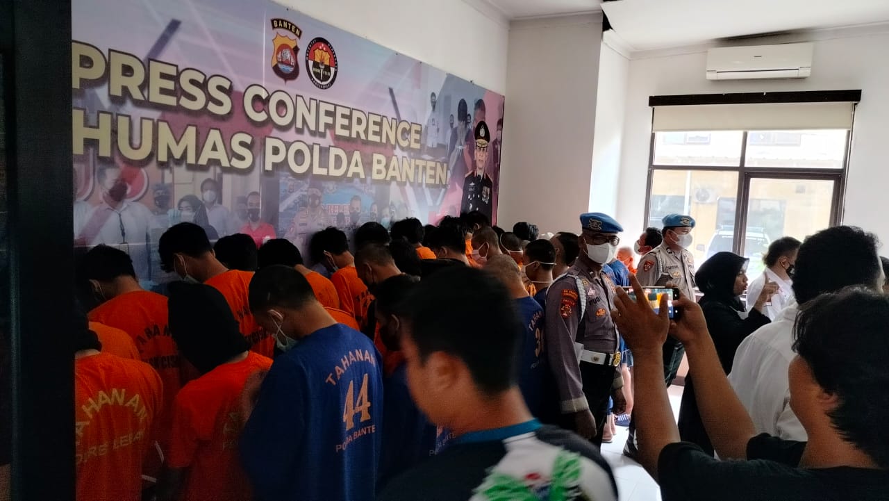 Dalam Seminggu, Polda Banten dan Jajaran Tangkap 36 Pelaku Penyalahguna Narkoba