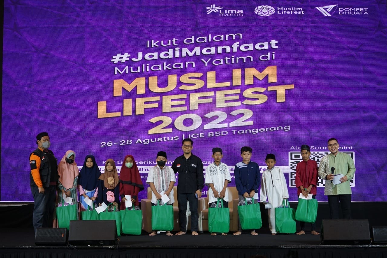 Dompet Dhuafa Ajak Jadi Manfaat Muliakan Yatim di Muslim Life Fest 2022