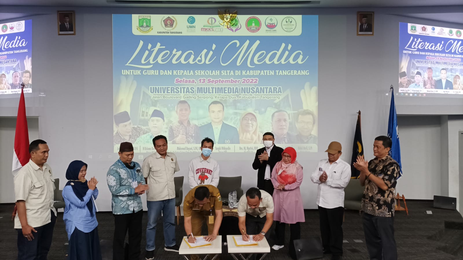 Membumikan Jurnalisme di Sekolah, PWI Kabupaten Tangerang dan KCD Teken MoU