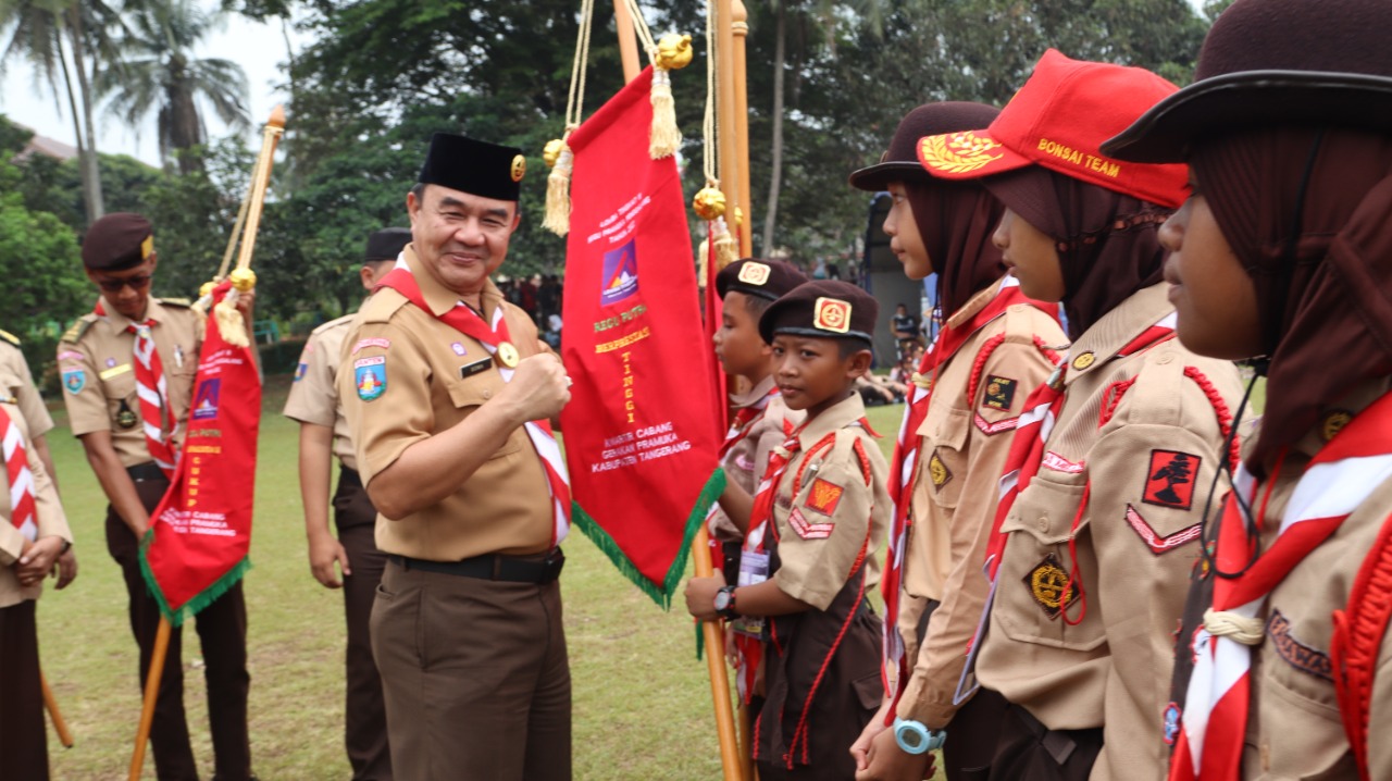 Tutup Lomba Regu Penggalang Tingkat 3 Pramuka Kwarcab Tangerang, Begini Kata Soma Atmaja