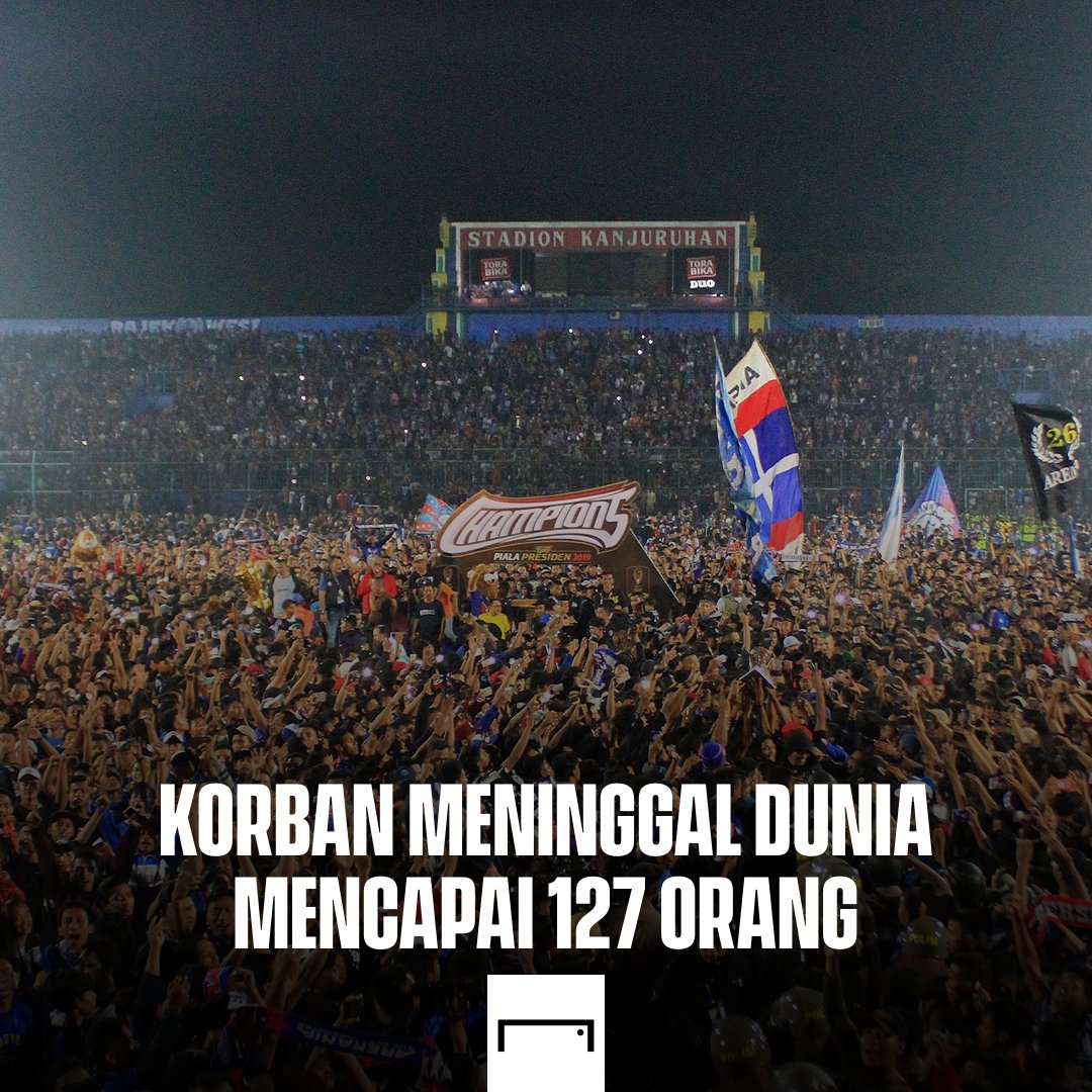 Sepakbola Indonesia Berduka, Ratusan Orang Meninggal Dunia Usai Laga Arema vs Persebaya