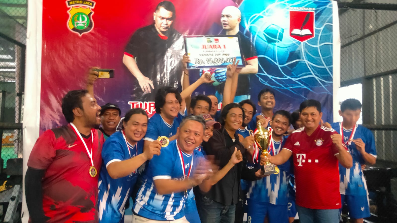 Pokja Tangerang Kota Raih Juara di Ajang Kapolda Metro Jaya Cup 2022