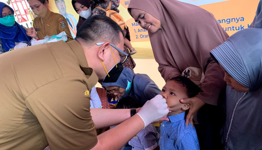 Cegah Stunting, Dinkes Kabupaten Tangerang Beri Vitamin A ke Balita