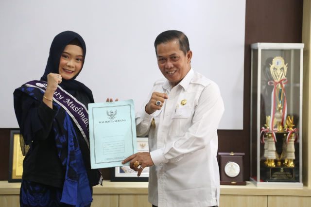 Walikota Mendukung Finalis Beauty Muslimah Indonesia Asal Kota Serang