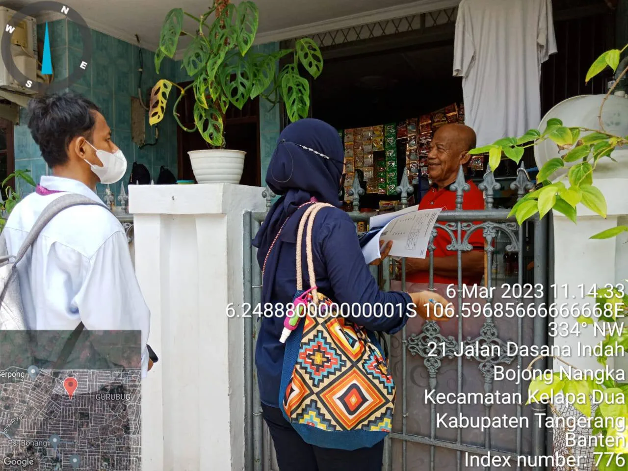 PERUMDAM TKR Kabupaten Tangerang Lakukan Sales Air Bersih ke Dasana Indah