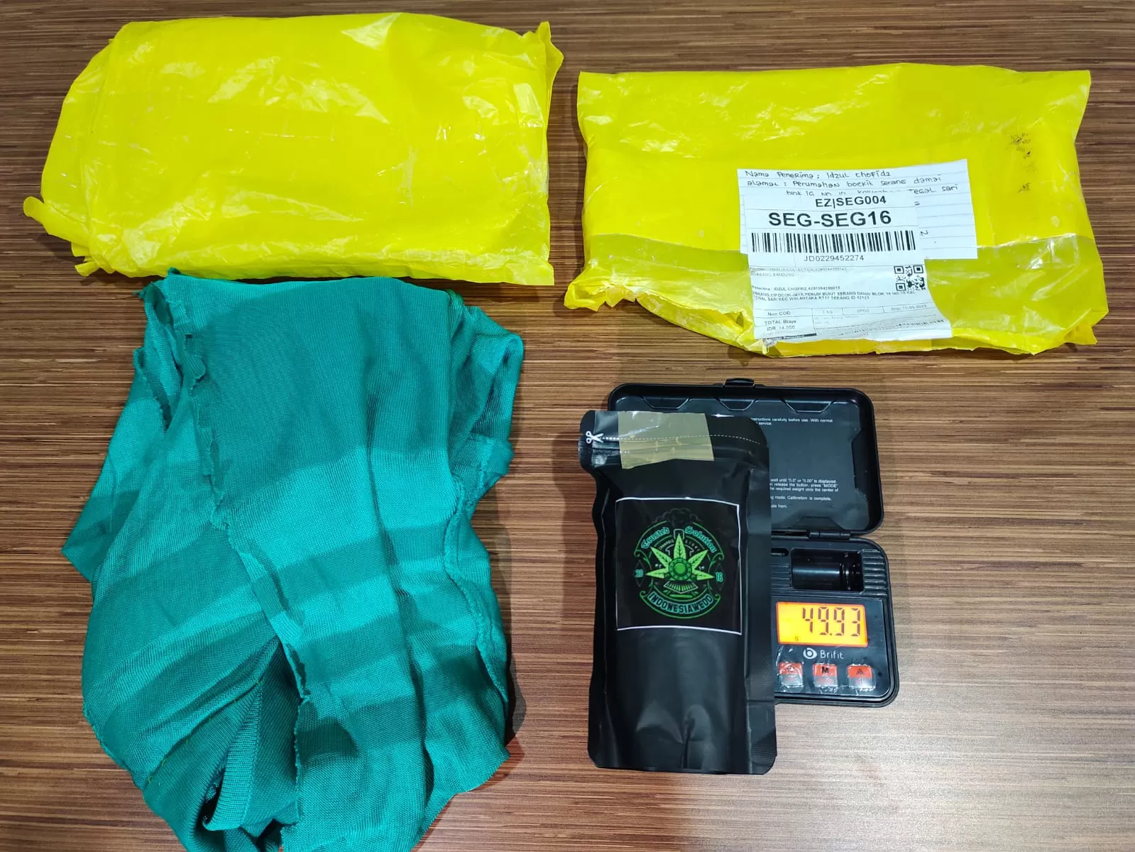 Pesan Ganja Lewat Online, Petugas Rutan Kelas I Tangerang Ditangkap