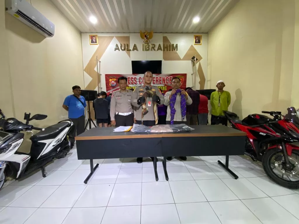 28 Anak Diduga Hendak Tawuran Diamankan Polsek Pasar Kemis