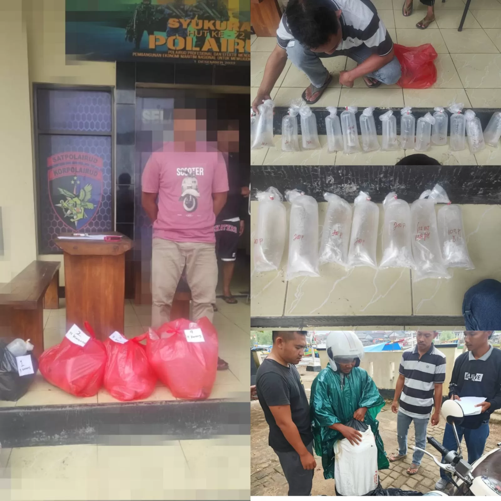Polres Pandeglang Berhasil Mengagalkan Aksi Ilegal Fishing Benih Lobster