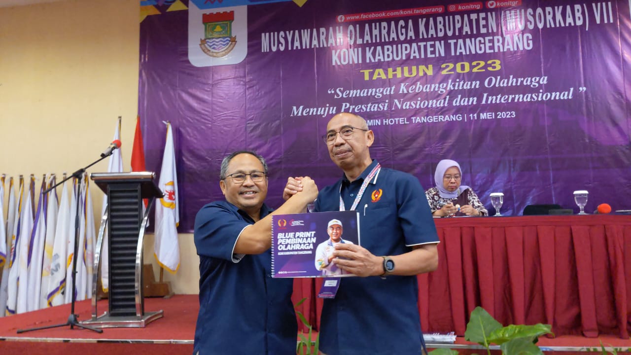 Aklamasi, Eka Wibayu Pimpin KONI Kabupaten Tangerang Periode 2023-2027