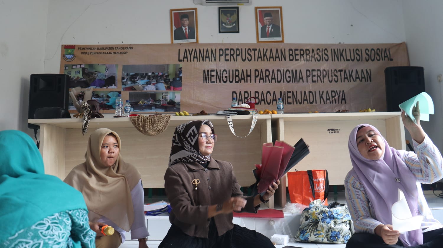 Pacu Minat Baca, Dinas Perpusip Kabupaten Tangerang Turun ke Desa