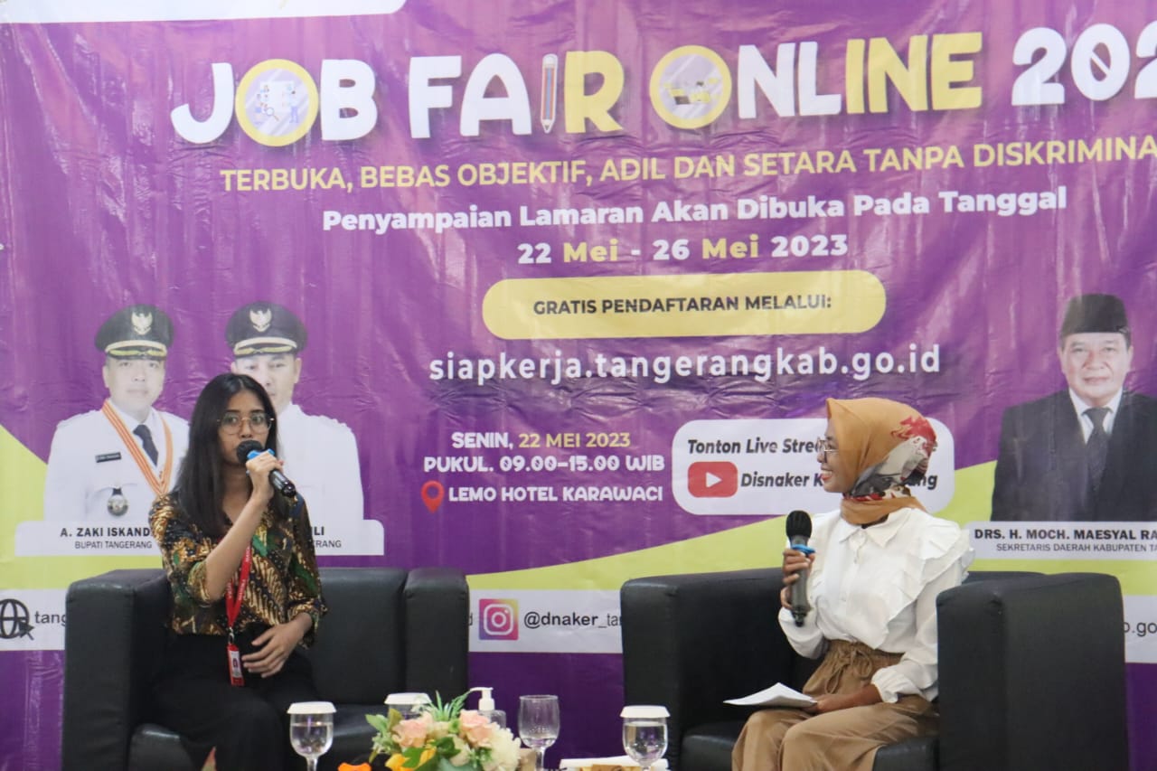 Disnaker Kabupaten Tangerang Buka Job Fair, 29 Perusahaan Siapkan 7.631 Lowongan Kerja