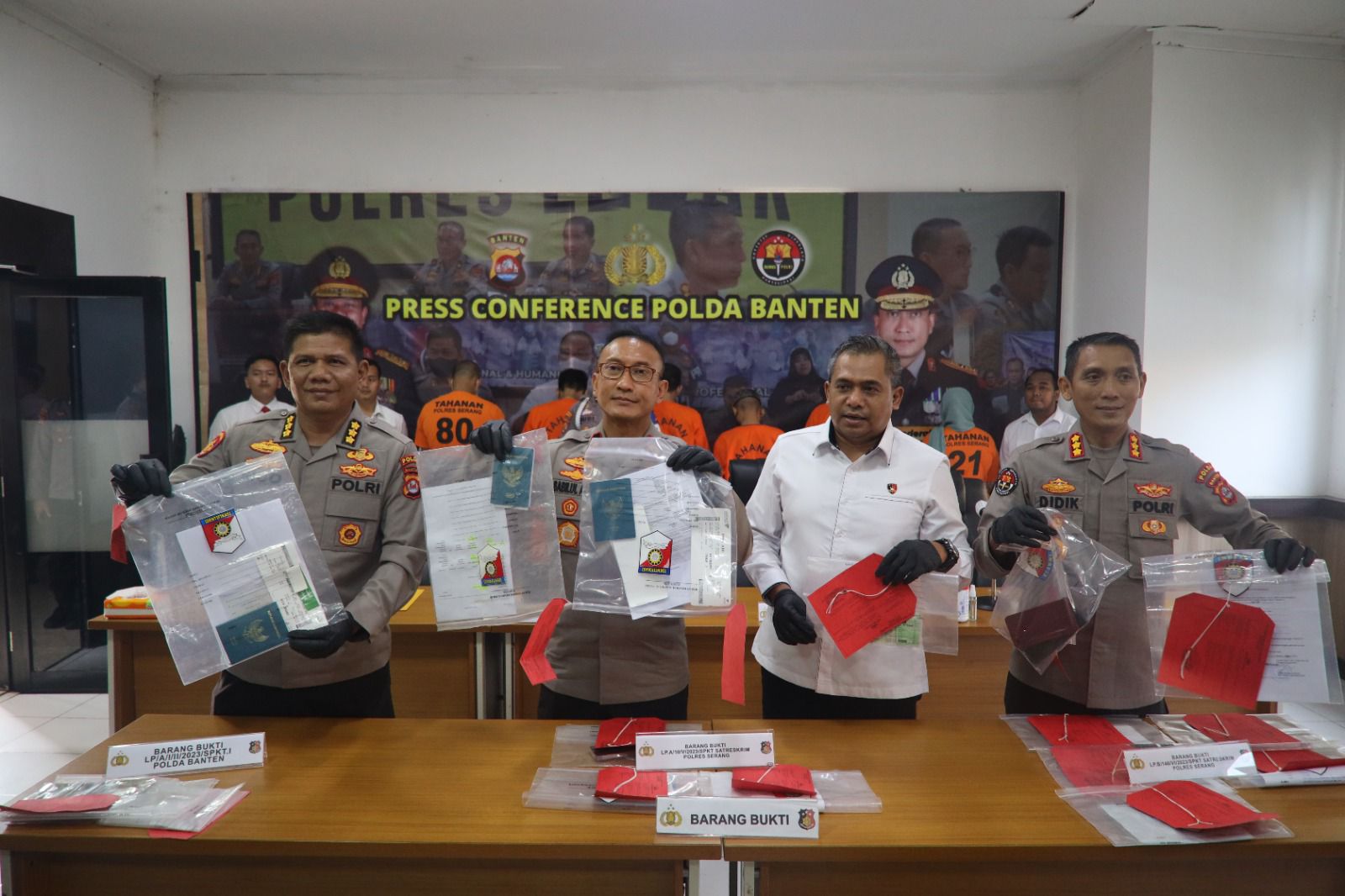 Satgas TPPO Polda Banten Tangkap 7 Tersangka Penyalur PMI Ilegal