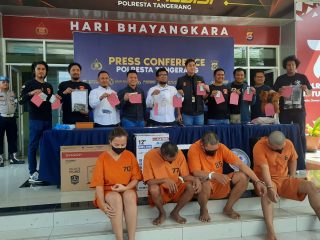Ratusan Kali Beraksi, Komplotan Pengganjal ATM Diringkus Polresta Tangerang