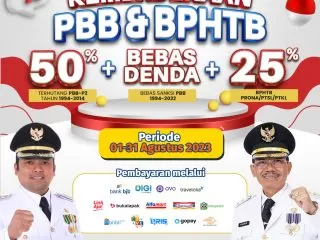 Sambut HUT RI ke-78, Pemkot Berikan Diskon Bayar Pajak 