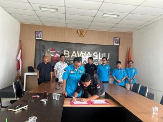 Jelang Pencoblosan, Bawaslu Teken MoU Dengan KNPI Kabupaten Tangerang