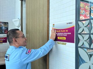 Belum Bayar Pajak, Resto Delico Bandara Soetta Disegel Bapenda Kabupaten Tangerang
