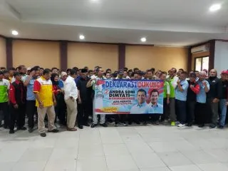 Pilgub Banten, Pimpinan Buruh dari 64 Perusahaan di Kota Tangerang Dukung Andra Soni-Dimyati 