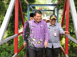 Pembangunan Jembatan Parung Lawang, Warga: Terima Kasih Bupati Tangerang Mimpi Kami Terwujud 