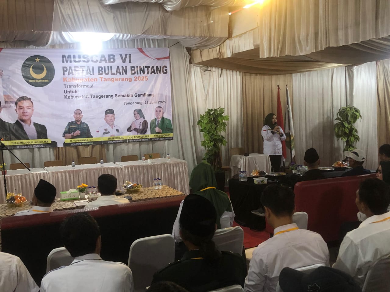 Partai Bulan Bintang (PBB) Kabupaten Tangerang, sukses menyelenggarakan Musyawarah Cabang (Muscab) ke VI.