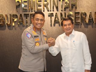 Temui Bupati, Kapolresta Tangerang Diskusi Soal Ketahanan Pangan